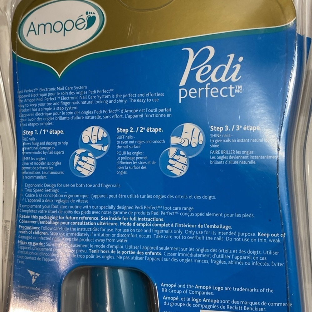 AMOPE NAIL CARE Electronic Nail Care Blue Starter Kit - Picture 4 of 6